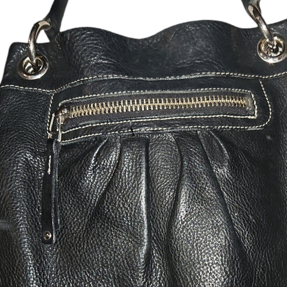 ROOTS CANADA Black Leather OLIVIA Hobo Bag - Picture 5 of 5